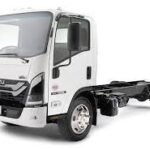 Isuzu NQR 2024 truck on UAE highway with ergonomic cabin view